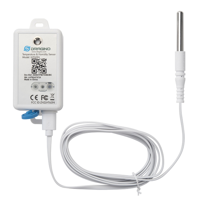 Dragino LHT65N E3 LoRaWAN Temperature & Humidity Sensor LoRaWAN Class A protocol with Datalog