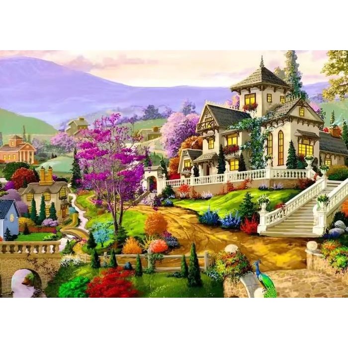

Home Decor Canvas Paint By Number Kit Digital Oil Pa
