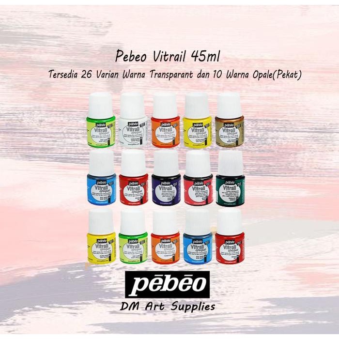 

PEBEO VITRAIL 45ML (050-010 s/d 050-049)