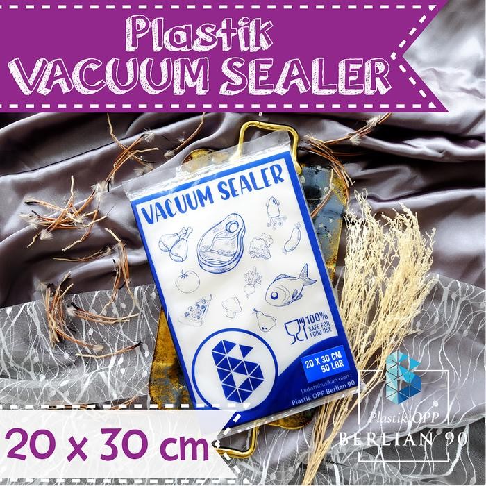 Plastik Vacum Sealer 20 x 30 Cm / Plastik Vakum Sealer isi 50 Kode 412