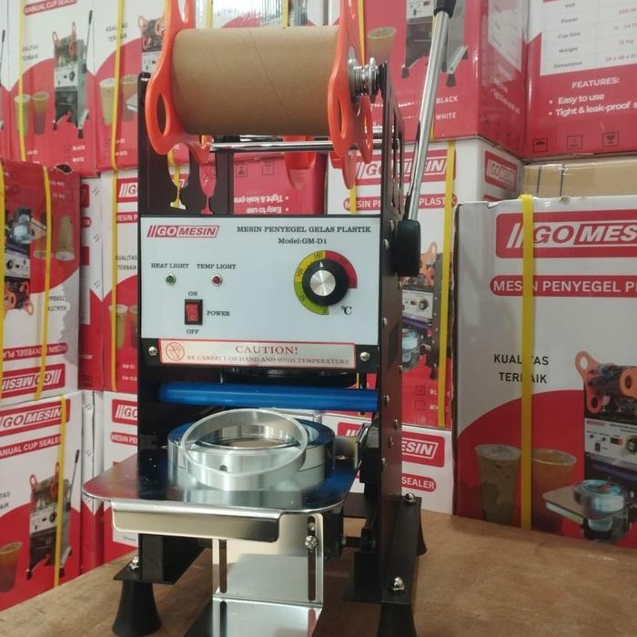 PRESS GELAS MESIN CUP SEALER GO-MESIN GM-D1 BLACK Kode 262
