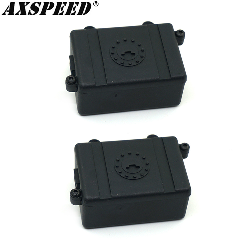 IMPORT AXSPEED Receiver Waterproof Box RC ESC Receiver Dustproof Protector for 1/10 RC Crawler Car