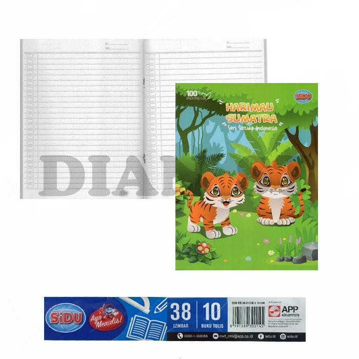 

Buku Tulis Sidu 38 Lembar - Pak