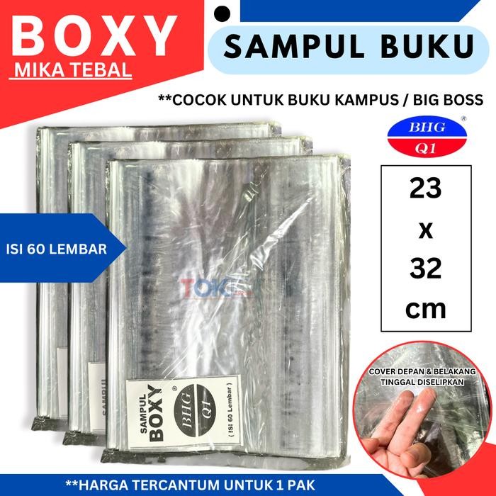 

Sampul Buku Plastik Mika Boxy (Isi 60 Lbr)