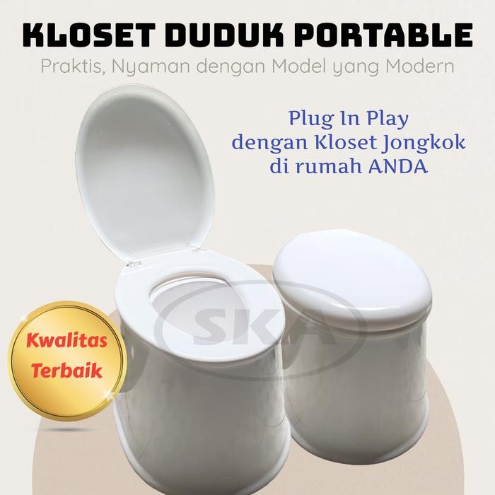 Kloset Duduk Portable / Kursi Kloset Jongkok