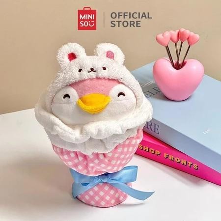MINISO TOY - Miniso x Mini Family Boneka Plush Toy Little Bouquet Buket Kecil Boneka Lucu Kain