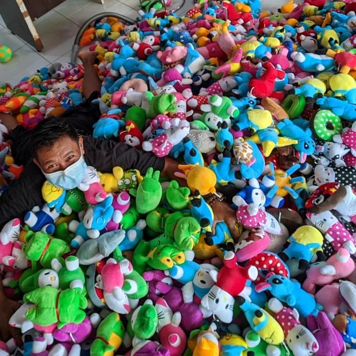 Boneka capit // Capit boneka // Gantungan kunci // Boneka mini