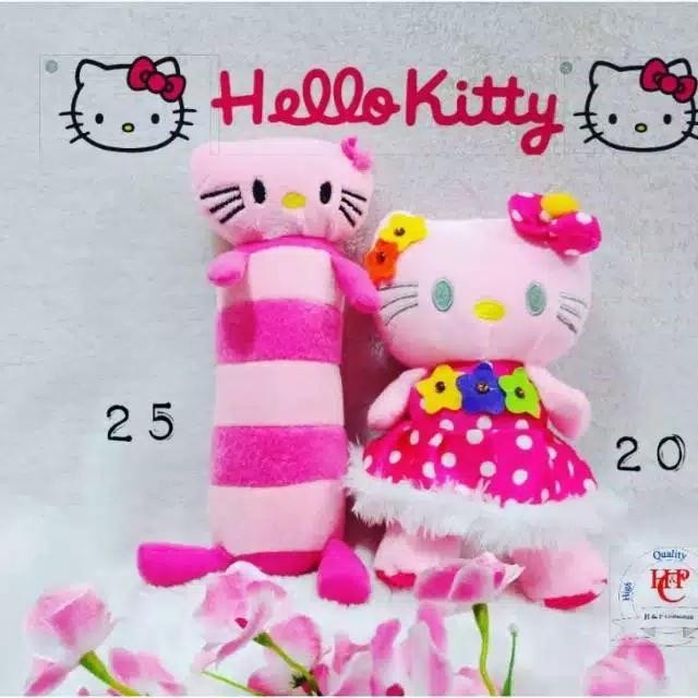 BONEKA GULING HELLO KITTY PINK