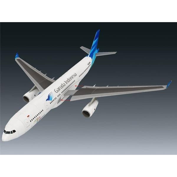 Papercraft Pesawat Garuda Indonesia