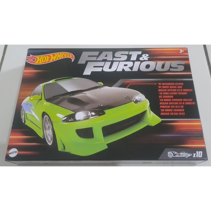 Hotwheels Fast and Furious 10 Pack Box
