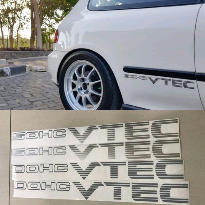 sticker dohc sohc VTEC honda estilo