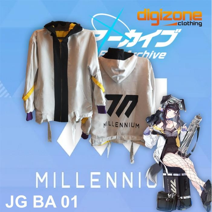 TERLARIS [PRE ORDER] Jaket G Blue Archive Millennium Semi Cosplay (JG BA 01) READY STOCK