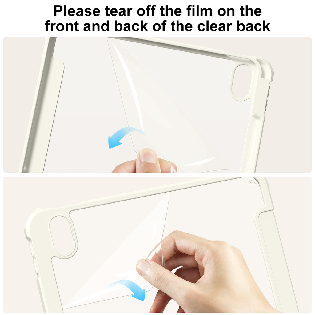 RBP Case iPad A16 10/11th Gen with Pencil Holder,for iPad 10.2 Air11 4/5th Gen Pro 11 12.9 13 M3