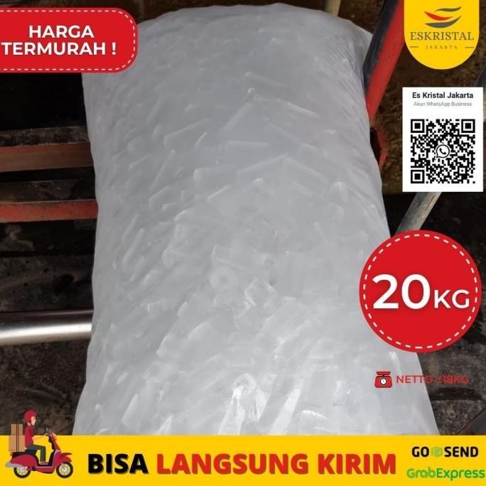 ES BATU KRISTAL / ICE TUBE 20KG TIMBANGAN PAS JAKARTA SELATAN