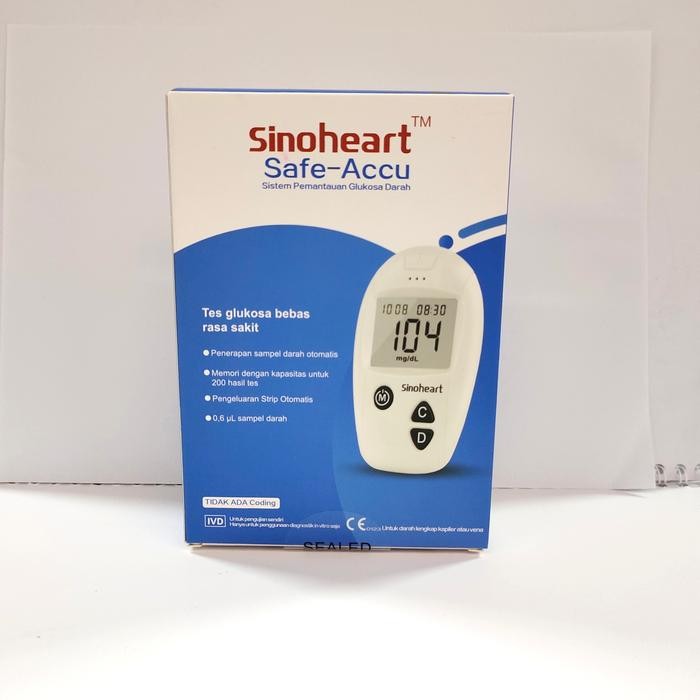 Alat Sinocare Gula Darah / Sinocare Safe Accu Alat Cek Gula