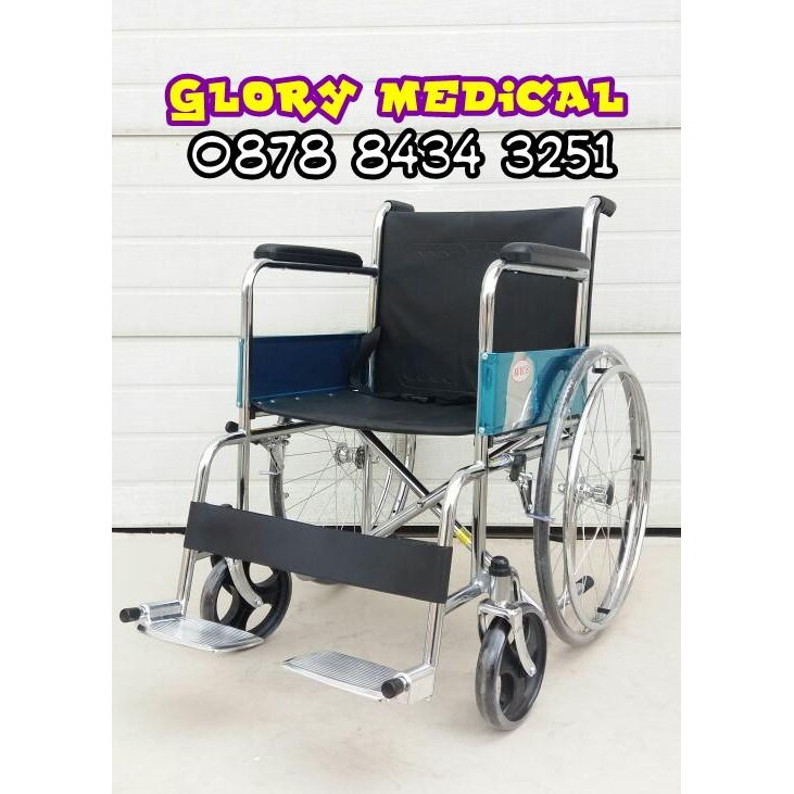 Kursi Roda Standar Lipat Avico "Delux" Kursi Roda Rumah Lansia /