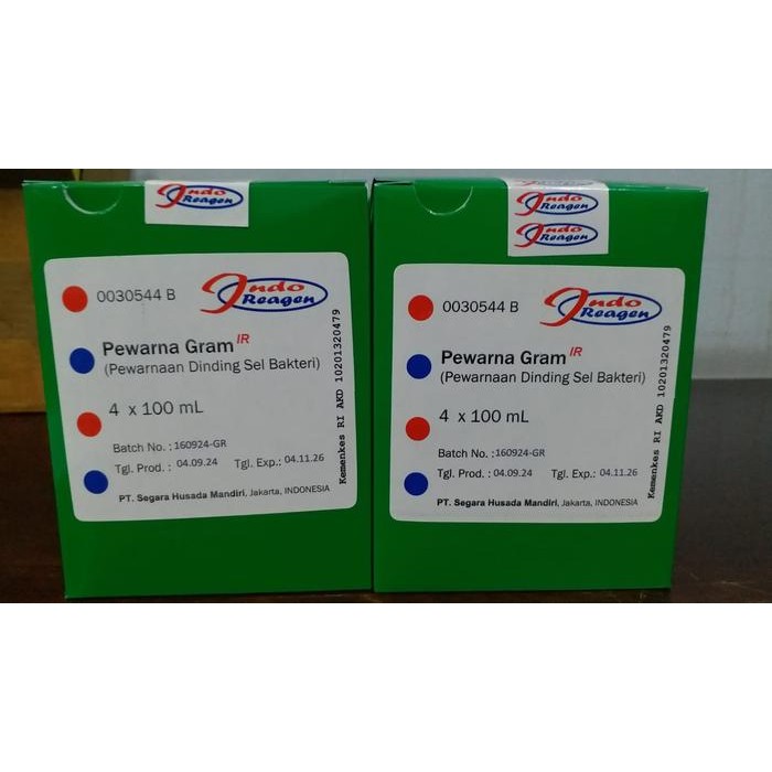 

reagen Pewarna Gram 4x100 mL