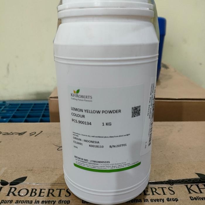 

Pewarna Bubuk KH Roberts Lemon Yellow PCS.900134 1Kg
