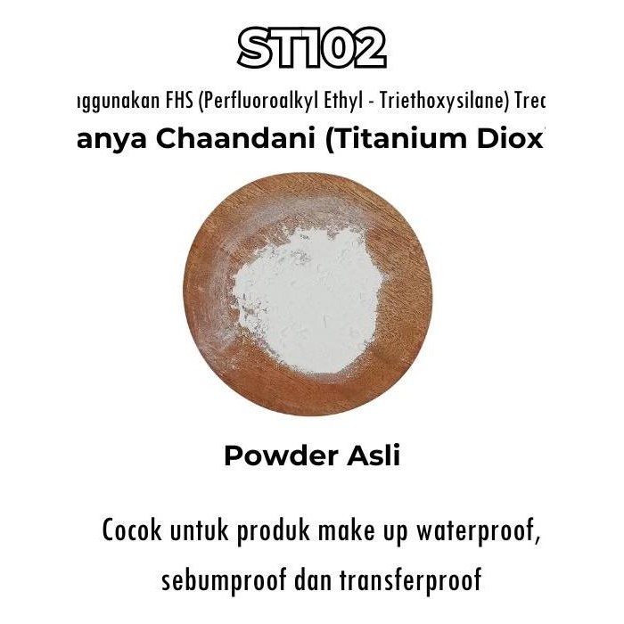 

Pewarna Kosmetik Modified Titanium Dioxide (102)