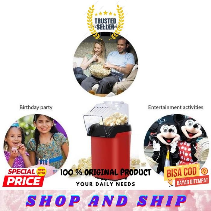 Mesin Pembuat Popcorn Elektrik Alat Membuat Popcorn Maker Corn Machine