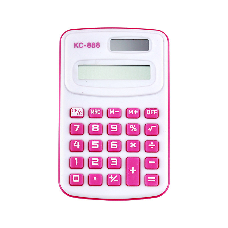 

Mini Calculator Children's Portable Calculator Candy Color Design Cute 8 Digits LED Calculatrice
