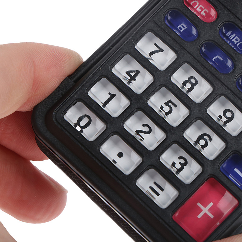

Protable Digit Calculator Pocket Size Mini Plastic 8 digits Electronic Mini Calculator Keychain