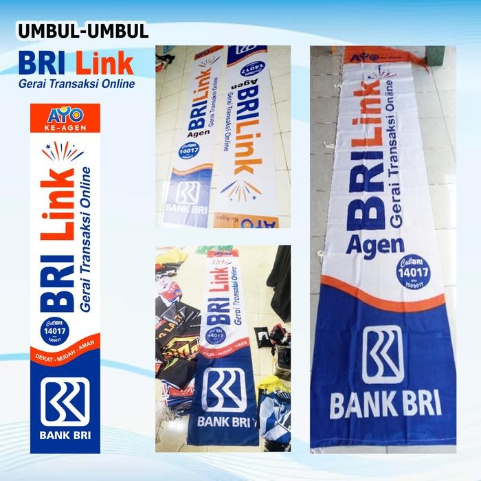 HRG DISKON Umbul Umbul BRILINK/Bendera Umbul Umbul BRILINK/Ready Stok Umbul Umbul BRILINK
