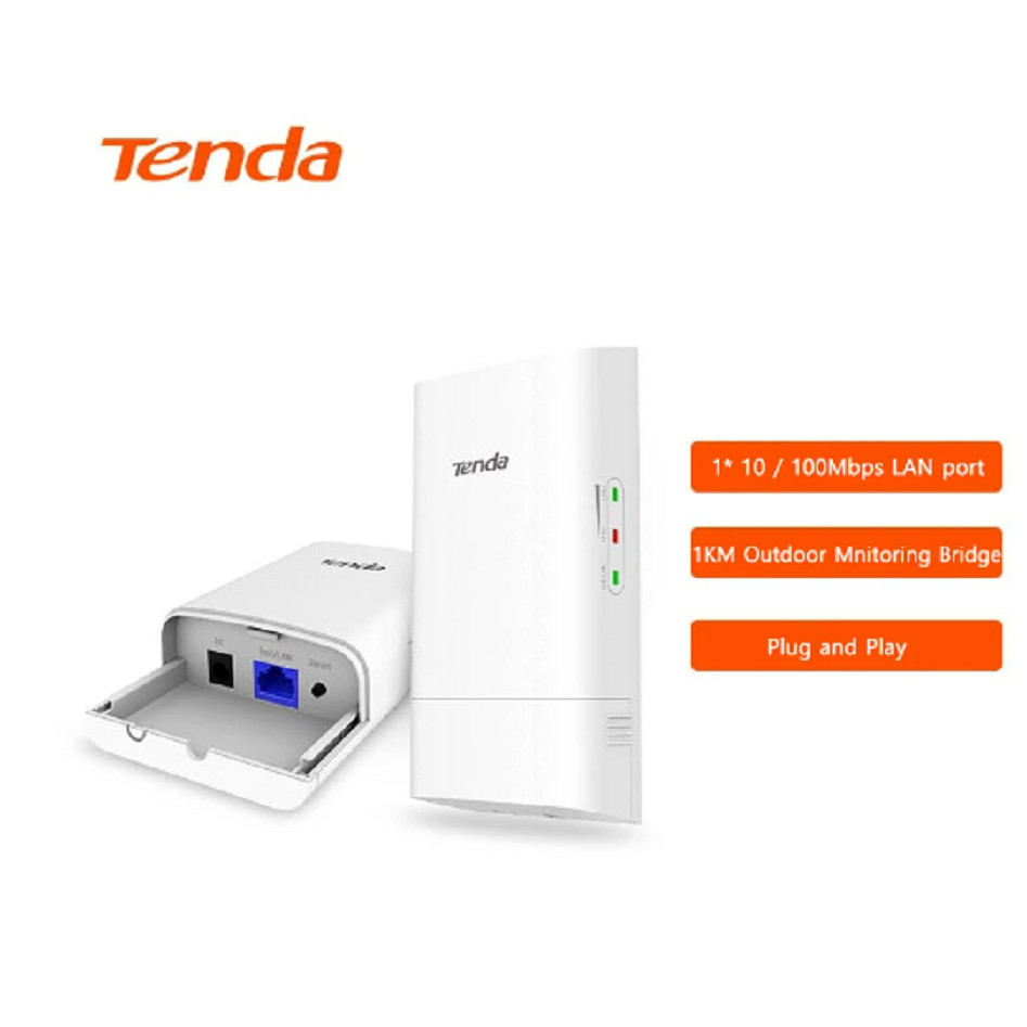 Tenda O1-5G 1KM 5GHz Outdoor CPE Wireless 9dbi WIFI Repeater Extender Router AP Access Point Wi-Fi