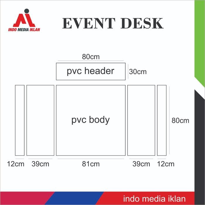 Event desk / Meja Jualan / Meja mosi /Meja Event