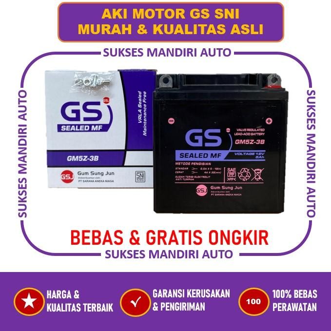 Aki Motor Yamaha Jupiter Jupiter Z Lama , Jupiter Mx Lama Gm5Z-3B Motorcycle -Gratisongkir