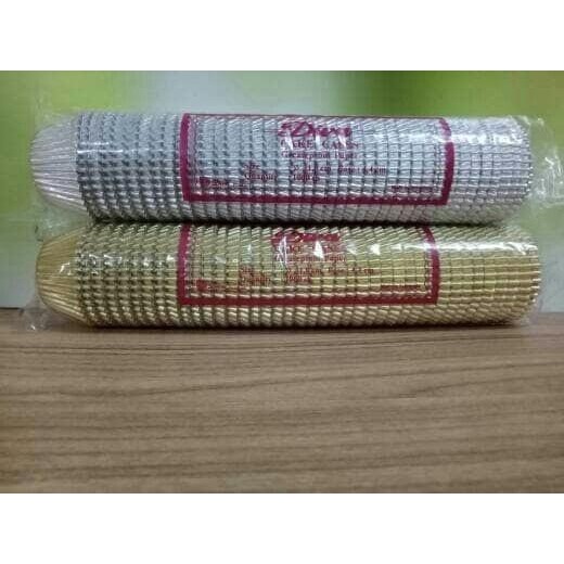 TERLARIS DIVA CAKE CASES GOLD/SILVER SIZE 11CM BASE 4,4CM (1144GSR)