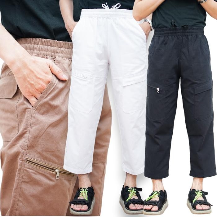SALE Celana Sirwal Panjang Pria Muslim Dewasa AL-HAYAT PJG Bahan Baby Canvas cocok untuk Formal