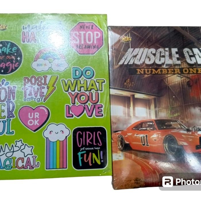 

ASLI BUKU TULIS ISI 98 LEMBAR PUTIH/WRN 1 pak isi 5 buku Kertas Paper Sekolah Alat Stationery READY