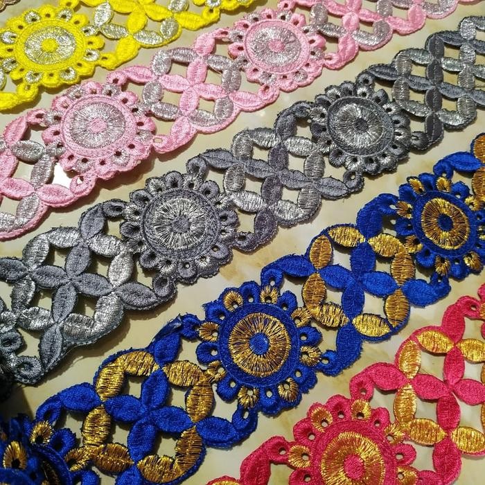 

TERMURAH Renda bordir gamis kebaya baju amotip bilik READY STOCK