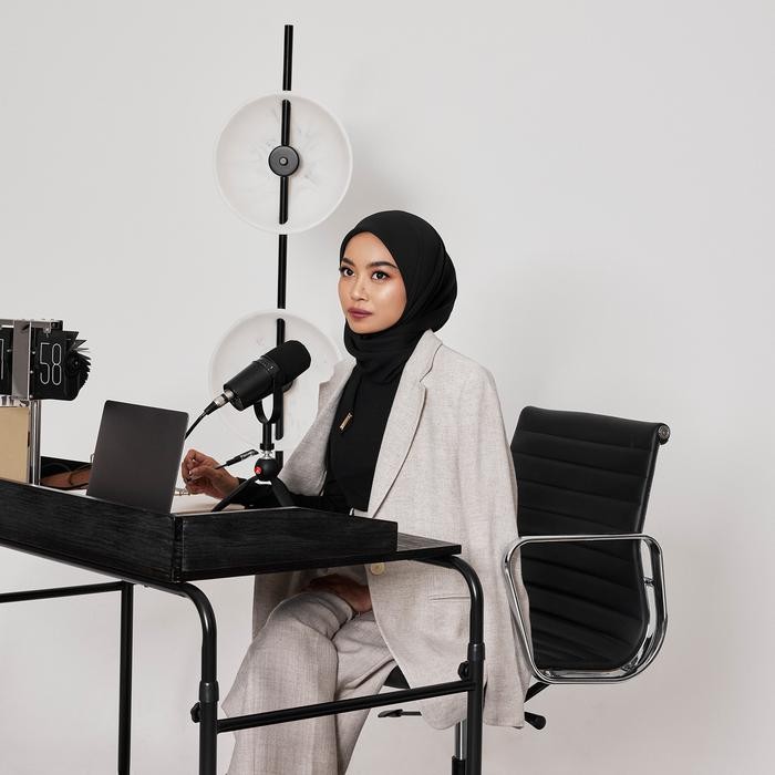 (Allthebest) Lua Fold Square Scarf - Lafiye Premium Square