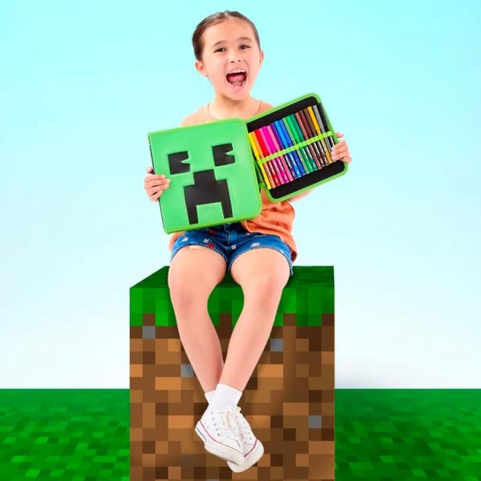 

SMIGGLE MINECRAFT STATIONERY / PAKET ALAT TULIS MINECRAFT/ PENCIL CASE