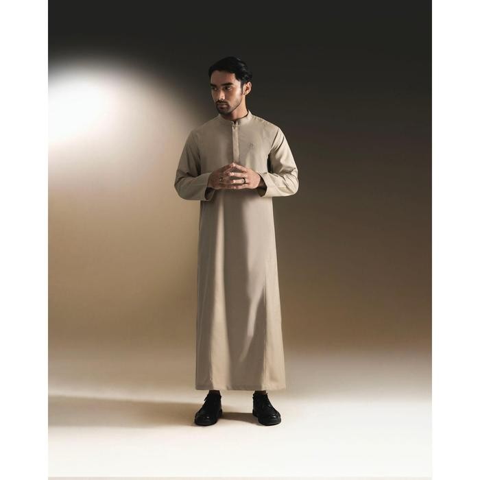 (Allthebest) Gerai Hawa - Bilal Gamis & Jubah Pria Umrah Muslim Lengan Panjang Premium, Polos, &