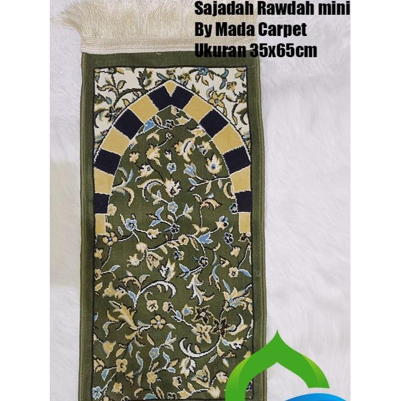 (Allthebest) Sajadah Rawdah kepala/Rawdah Mini/Rawdah Kepala by Mada Carpet