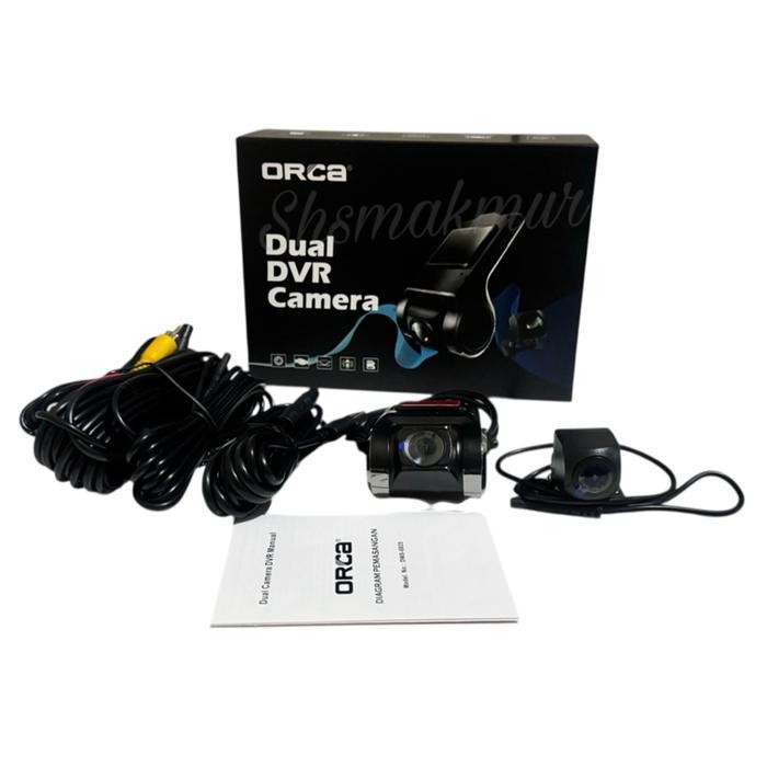 Unik Kamera Orca Dvr Dw-668, Kamera Parkir Depan Belakang, Cctv Mobil