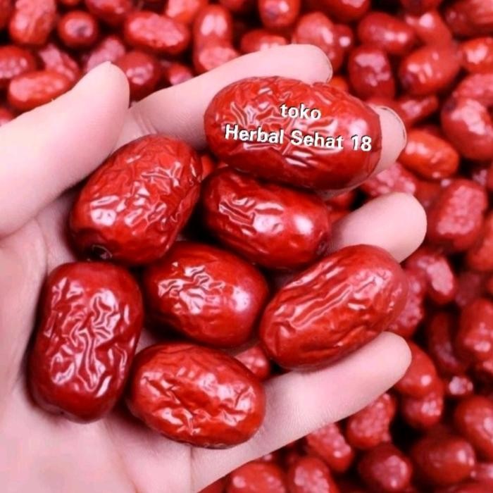 

1kg 1 kg 1000 g gr gram Angco biji kurma merah cina ukuran BESAR