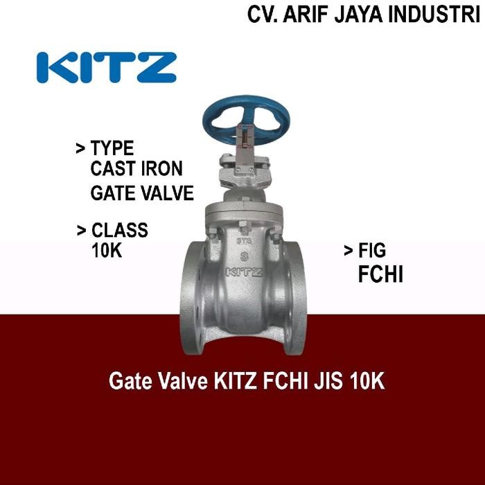2 inch Gate valve KITZ FCHI Flange JIS 10K