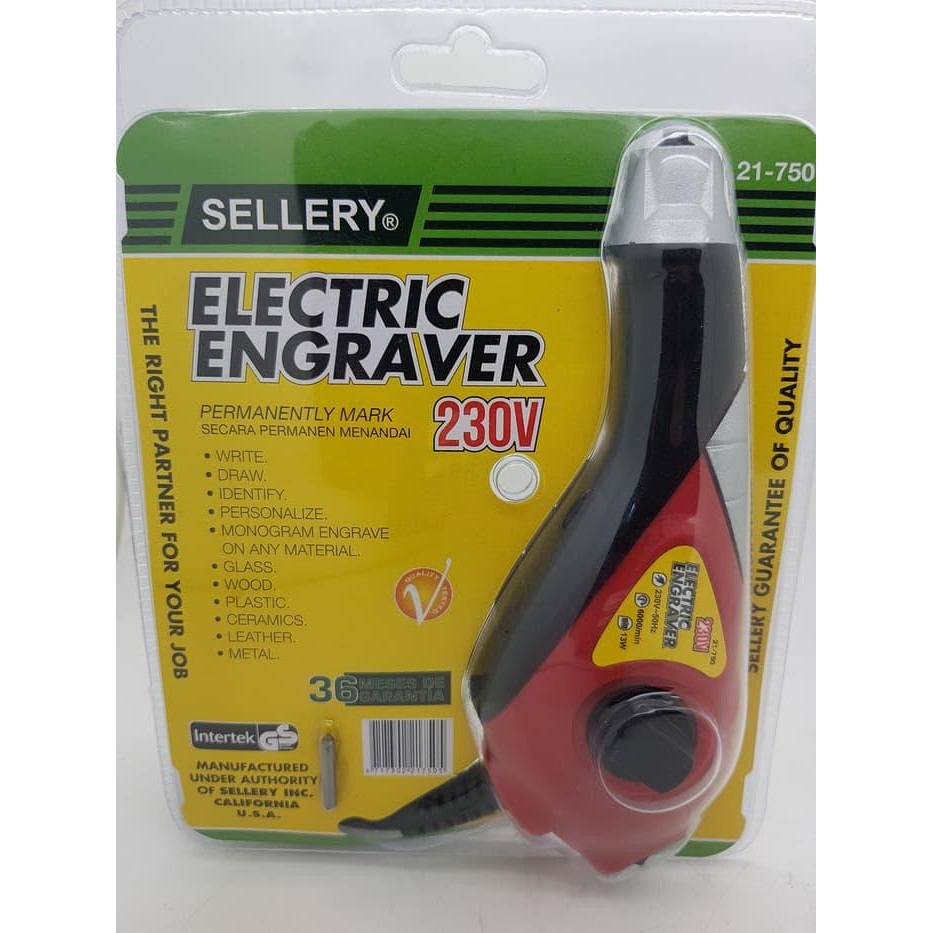 

Alat Ukir Pahat Elektrik Electric Engraver 230 V Sellery 21-750