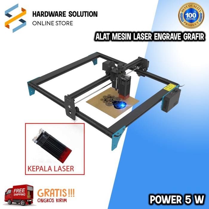 

Alat Mesin Laser Engrave Grafir Power 5 W Engraver Kayu Kulit Kertas