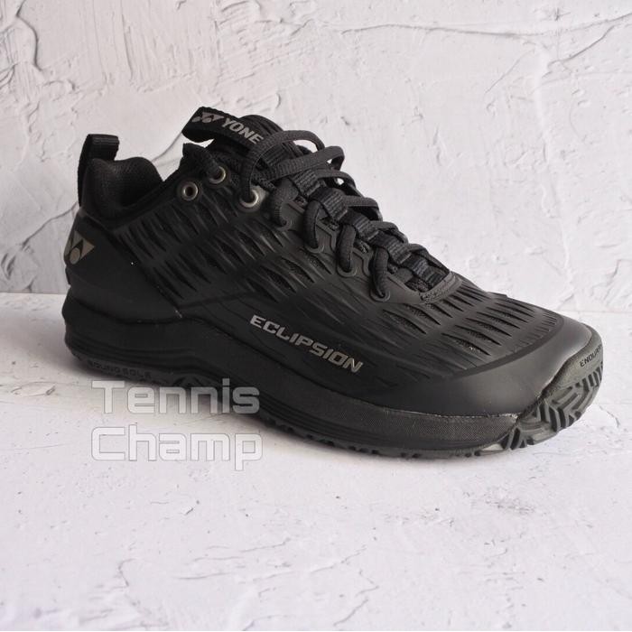PROMO Sepatu Tenis Yonex Eclipsion 3 Black Silver/ Tennis Shoes Yonex Ori