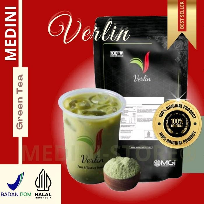 

Verlin Powder GREEN TEA Minuman Bubuk Rasa-Rasa premium Kemasan 1kg Termurah dan juga asli. Drink