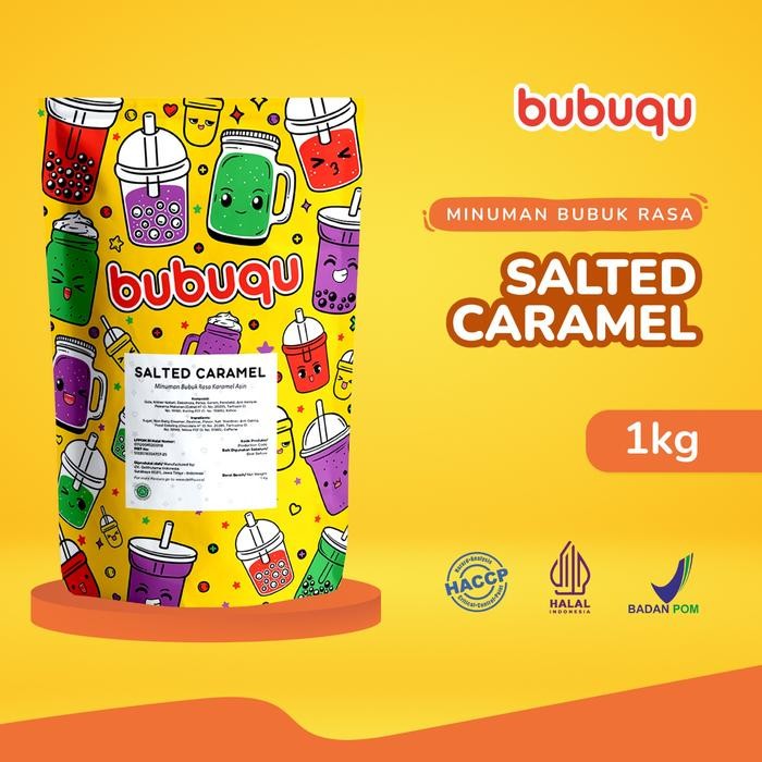 

Salted Caramel Powder Drink Bubuqu 1 Kg - Minuman Bubuk Karamel Asin