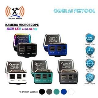 

ONGLAI RGB-01 KAMERA MICROSCOPE WARNA BLACK / WHITE / GREEN / BLUE / GREY 1/1.8 60FPS ORIGINAL HDMI
