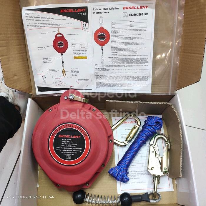 HOT PROMO Retractable Lifeline Safety Excellent 0462 Original