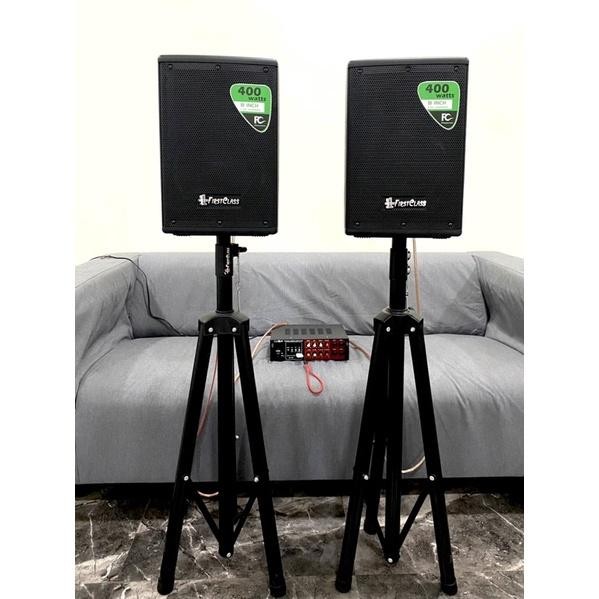 Speaker pasif 8 inch Firstclass dengan Stand speaker Firstclass st88 Berkualitas Terbaru