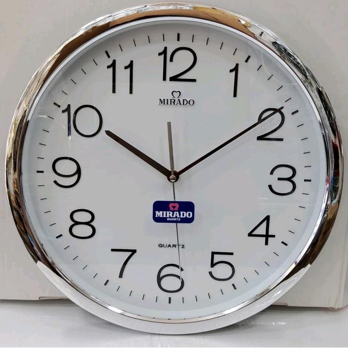 Terbaru,Termurah,Terpercaya Jam Dinding Mirado Klasik Jumbo 38Cm Skpseiko Sweep Silent
